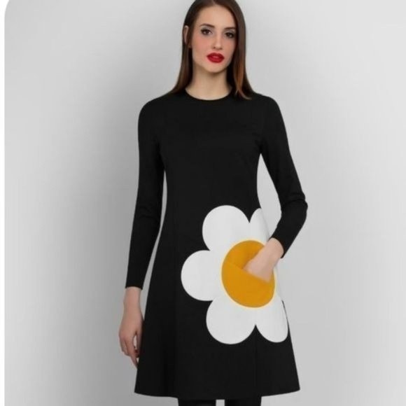 Dresses & Skirts - Koandaily Elegant Crew Neck Printed Long Sleeve Dress Size 2XL NWT
